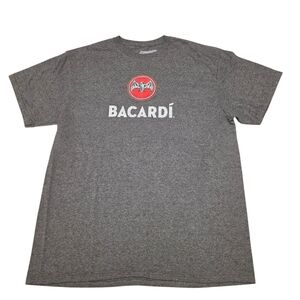 Bacardi Gray Men's T-Shirt Sz L